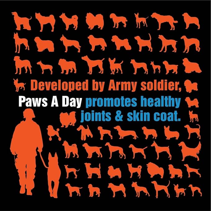 Glucosamine for Dogs Hip & Joint Supplement  _wo-in-One Combo Dog Joint Care and Improved Skin & Coat with Chondroitin, MSM, Omega 3, Collagen & Biotin, 60 Chewable Tablets