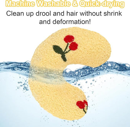 Mity rain Dog Pillow, Dog Calming Pillow Large 14.2" * 9.4", Anxiety Relief Pillow for Dog, Ultra Soft High Density Neck Pillow for Joint Relief Sleeping Improve, Pet Calming Pillow Yellow