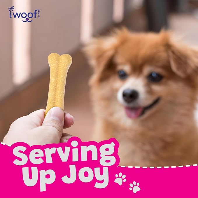 5" Coconut Dog Bones - Premium, All Natural Coconut Dog Treats - Healthy Puppy Treats & Vitamin Rich Rawhide Free Dog Chews - (2 Pack)