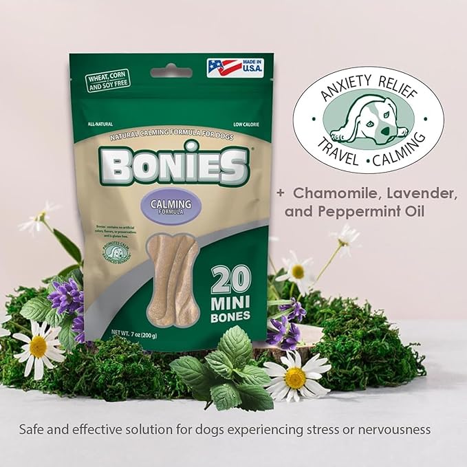 BONIES Natural Calming Multi-Pack MINI (20 Bones / 7 oz)