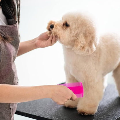 Double Sided Fine Tooth Comb for Adults Dog Cat Pet's Long, Short, Fine, Thick Hair(4 Pack)