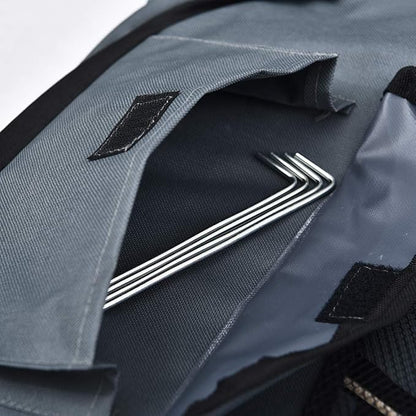 Amazon Basics Portable Soft Pet Dog Octagonal Travel Playpen, Large (45 x 45 x 24 inches), Grey