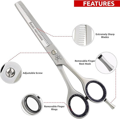 31 Teeth 6 Inch Thinning Scissor Shears for Dog, Cat texture grooming, Thinning Shear