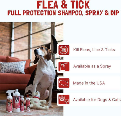 Bio-Groom Flea & Tick Dog Shampoo - Flea and Tick Prevention for Dogs, Cat Flea Treatment, Cruelty-Free, Made in USA, Natural Tick Repellent, Protein-Lanolin Shampoo - 2.5 Gallons