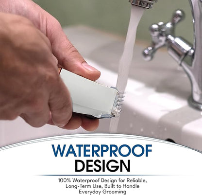 4-in-1 Dog Grooming Kit Hair Clippers - Electric Low Noise Paw Trimmer - USB Rechargeable - Cordless Quiet Nail Grinder Trimmer for Cats and Dogs