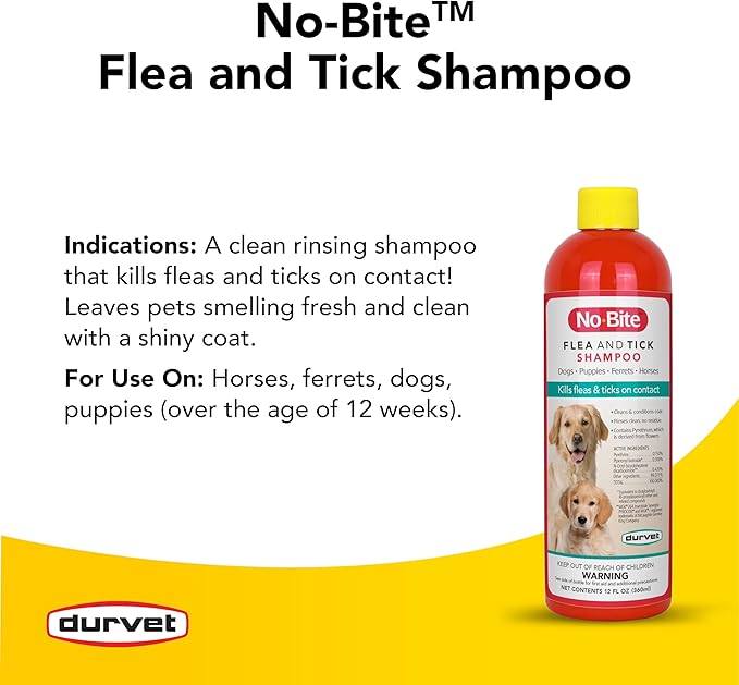 Durvet No-Bite Shampoo, 12-Ounce