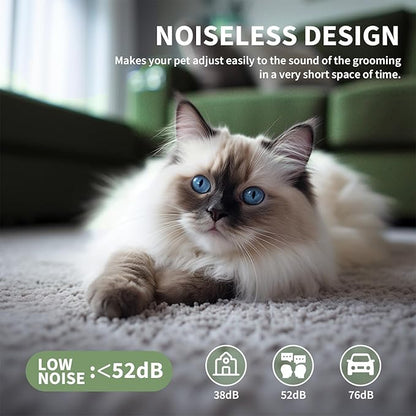 Dog Grooming Vacuum Kit Brush for Shedding, 13000Pa Vacuum Suction 99% Pet Hair, Large Capacity, 52 dB Low Noise Dog Vacuum for Shedding Grooming for Dogs Cats Pets