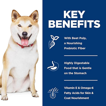 Hill's Science Diet Sensitive Stomach & Skin, Adult 1-6, Stomach & Skin Sensitivity support, Dry Dog Food, Pollock, Barley, & Insect Recipe, 3.5 lb Bag