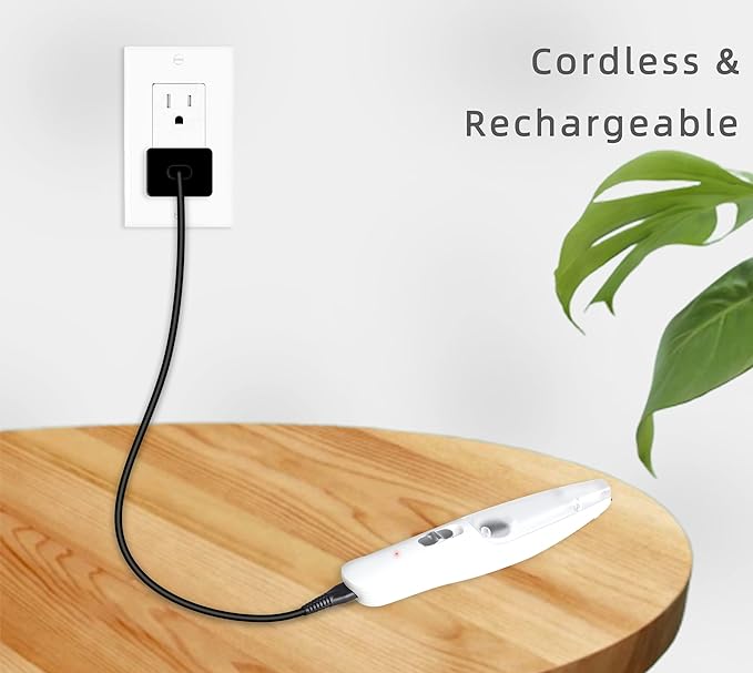 Electric Dog Paw Fur Vacuum Trimmer Christmas Cordless Ear Hair Clipper Small Cats Mini Dogs Shavers Light up Puppy Grooming Clippers 2 Speeds Rechargeable Cat Trimmers Quiet Grooming