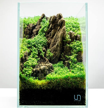 SubstrateSource Natural Stone for Aquarium, Terrarium, Paludarium, Reptile Enclosures - Set of Decorative Rocks for Landcapes, Aquascaping, Fish Tank Decor (Mountain Stone Stone, 5 Pounds, 3-6")