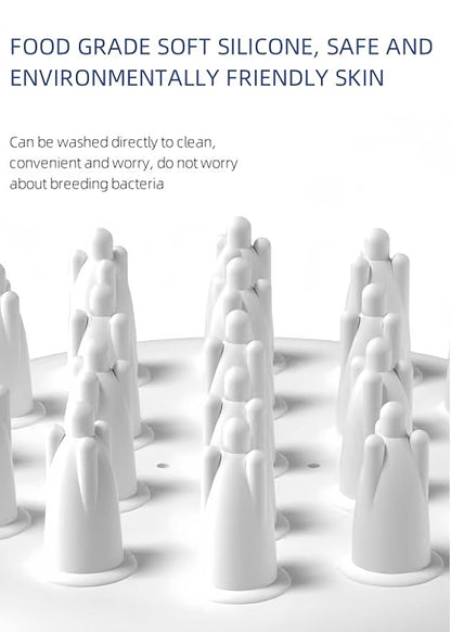 Cat Brush, Dog Brush, Dog Hair Brush, Dog Shampoo Brush, Dog Grooming Brush, Dog Shower Brush, Dog Massage Brush, Pet Hair Brush, Pet Hair Remover, Pet Hair Cleaner Brush, Dog Shower Brush (Gray)