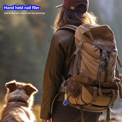 Dog Scratch Board Dog Scratching Pad Multi-Functional Trimming Tool Alternative to Dog Nail Clippers and Dog Nail Grinders Easy Nail Care Handheld