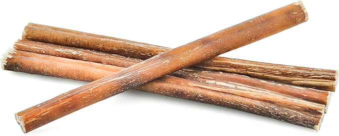 Barkworthies Odor-Free 12-inch Bully Sticks (3 Pack) - Healthy Dog Chews - Protein-Packed, Easily digestible, All-Natural Rawhide Alternative Dog Treats - Promotes Dental Health
