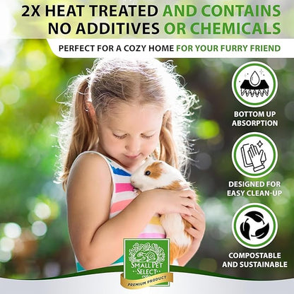 Small Pet Select 100% Natural Corn Cob Bedding for Pets Small Animal & Bird Cage Litter Safe for Hamsters, Guinea Pigs & More -6lb