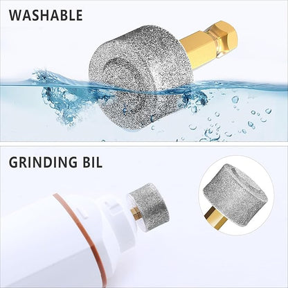 Dog Nail Grinder Replacement Head Drills Pet Nail Grinder Replacement Professional Spare Grinding Head for Dog Claw (10Pieces)