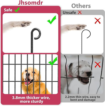 Dog Playpen Outdoor, 40 inch Heavy Duty Dog Fence for Yard 14 Panels Dog Pens Outside Rustproof Metal Pet Puppy Playpen for Large Medium Dogs, Portable Pet Fence for RV Camping, Yard