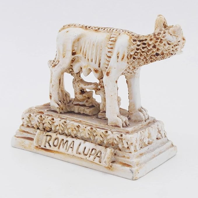 Roman Wolf Fish Tank Decorations Ancient Rome Reptile Turtle Lizard Spider Tanks Terrarium Building Décor Ornament Pet