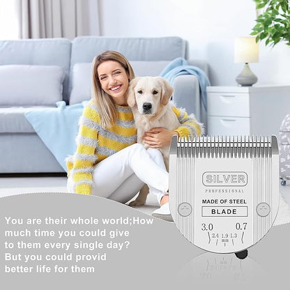 5 in 1 Replacement Blades Compatible with Wahl Bravura .Chromadoï¼_reativaï¼_igura Dog Clippers for Dogs Grooming-(1PC)