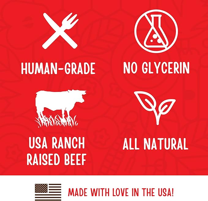 Full Moon All Natural Human Grade Dog Treats, Essential Beef Savory Bites, 14 Ounce (Pack of 2)