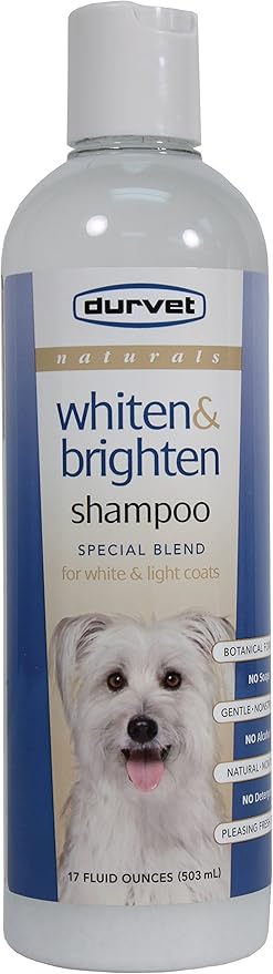 Durvet-Pet D-Naturals Whiten and Brighten Shampoo- Clear 17 Ounce