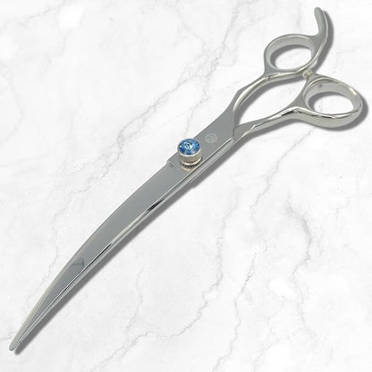 7.5" Saki Shears Dog/Pet Curved Grooming Scissors/Shears - Pet Hair Trimming Scissors - Shiba (7.5 Inch Curved)
