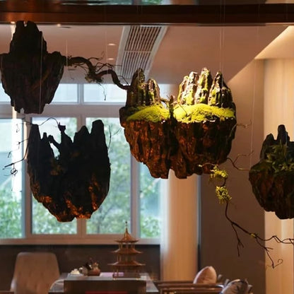 kecilke Seiryu Stones Aquarium Rocks Hardscape Stone for Aquariums, Fish Tanks, Bonsai, Terrariums, Wargaming Dioramas, Indoor or Outdoor Gardens(11lb 2-7inches)