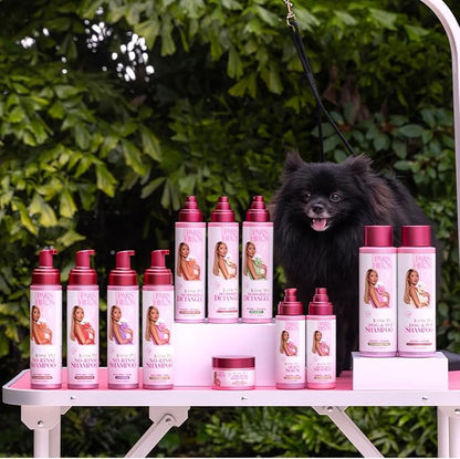 Paris Hilton Pet Iconic Sweet Pea & Vanilla Scent No-Rinse Dog Shampoo, Waterless Dog Wash, Hypoallergenic, 280ml  Quick Clean for Dogs, Easy Grooming, No Rinse Needed