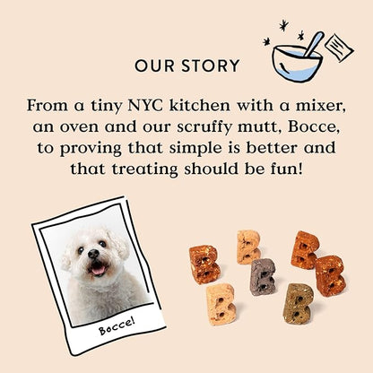 Bocce's Bakery All-Natural, Small Batch, Organic Dog Treats, Spiced Cake Biscuits, Wheat-Free, Limited-Ingredient, Made in The USA with 100% Recyclable Packaging, 12 oz Bag (DG-BC-SCC)