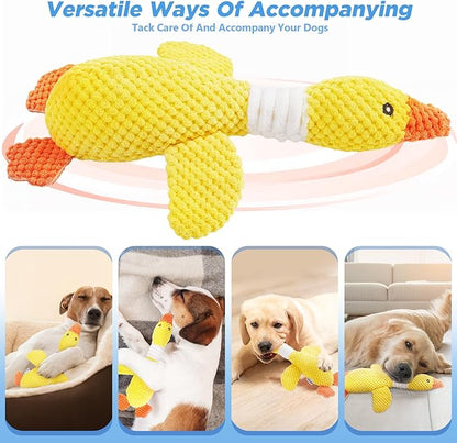 Vitscan Durable Dog Toys for Aggressive Chewers Large Breed/Dog Chew Toy/Indestructible Tough Squeaky Dog Toys/Interactive Dog Toys for Large Dogs/Plush Puppy Toys/Puppy Chew Toys for Teething