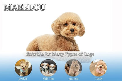 Heart-Shaped Puppy Brush ï¼ Soft Dog Brush - Gentle Grooming Brush for Small Dogs, Perfect for Yorkie, Shih Tzu, Maltipoo ï¼_og Hair Remover Brush (Fluorescent color)