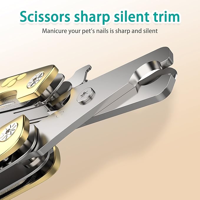 Heavy Duty Dog Nail Clippers for Thick Nail _ut Nails Like Butter, Quite Sharp Pet Nail Clippers for Large Dogs, Easy & Safe Dog Nail Trimmer for Large Medium Small Dogs Cat with Nail File