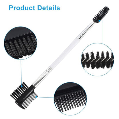 2PCS Dog Tear Stain Remover Comb, Double-Head Dog Eye Brush Cleaning Grooming Tool for Small Dogs and Cats,White