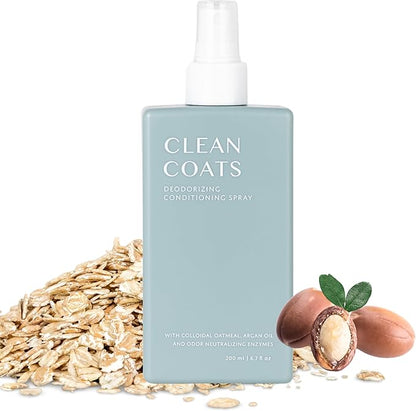 Premium Dog Grooming Spray | Deodorizing Spray for Dogs | Dog Detangler Spray for Sensitive Skin | Leave in Conditioner Spray | Fragrance Free, Made in The USA, Vegan Formula