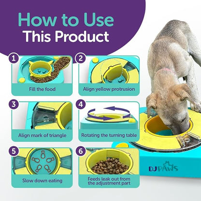 3 in 1 - Dog Scratch Toy for Nails, Adjustable Slow Feeder and IQ stimulating Toy