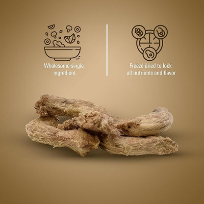 Chicken Neck Treats for Dogs & Cats - Freeze Dried, Healthy & Raw Treats for Pets - Rich in Calcium & Phosphorus - Promotes Healthy Joints, Skin & Fur