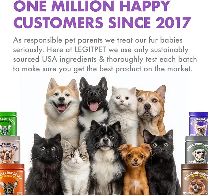 Collagen Dog Chews for Joint & Skin Health 30 Soft Chews All Breeds Mobility, Cartilage Repair & Pain Relief Hip & Joint Skin Coat Anti-inflammatory Support Eggshell Membrane Senior & Adult Dogs