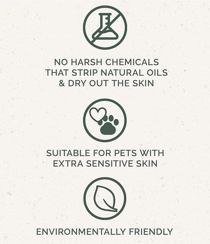 Chagrin Valley Soap & Salve Certified Organic Dog Shampoo and Conditioner – Dog Shampoo Itchy Skin Relief and Puppy Essentials - Natural Handmade Coconut Milk, 3.8 oz Bar