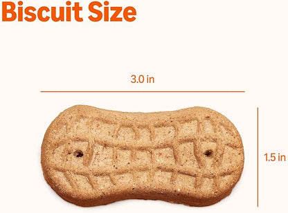 Amazon Basics Peanut Butter Flavor Biscuits Dog Treats 5 lb. Box