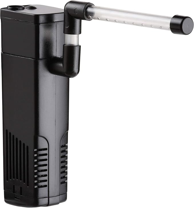 NICREW Aquarium Internal Filter, Submersible Power Filter with Multiple Function for Fish Tanks 2 to 5 Gallon, 40 GPH, 3.5W