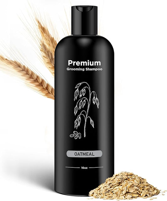 605Products - Natural Dog Shampoo for Itchy and Sensitive Skin, Puppy Shampoo and Odor Eliminator for Smelly Dogs and Puppies, Pet Shampoo and Deodorizer - Dog Bath Supplies (Oatmeal)