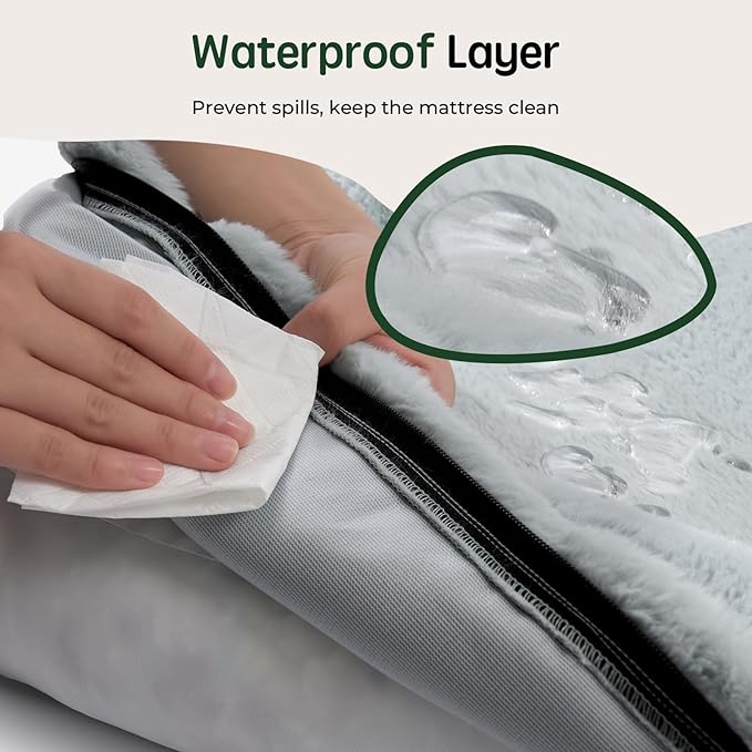 BALANCE Jumbo Dog Beds, Orthopedic Dog Bed, Washable Dog Bed with Removable Cover, Waterproof Dog Bed with Nonskid Bottom, Doggy Bed, Dog Beds for Large Dogs