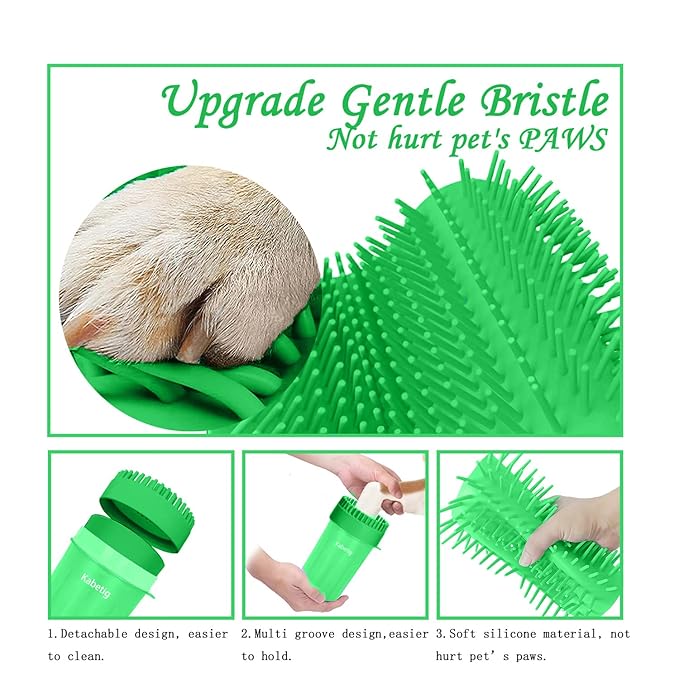 Dog Paw Cleaner for Large/Extra Large Breeds - Pet Foot Washer Cup