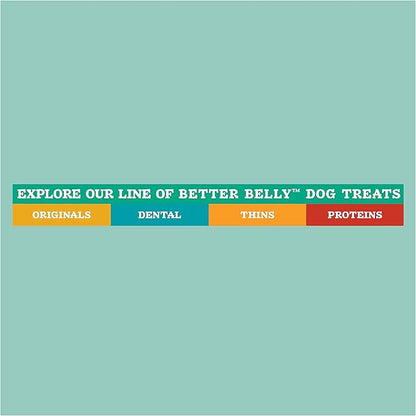Better Belly Highly Digestible Rawhide Dental Chews, Treat Your Dog to a Chew with NO Artificial Colors or Flavors