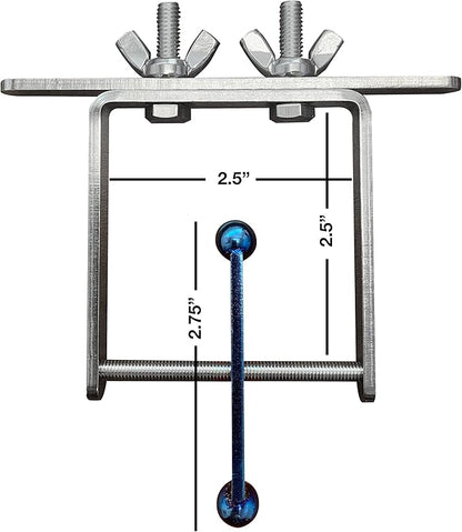 Blue Flamed Spinner Bird Toy with Traveling Spinner | Durable Puzzle Enrichment Toy | Spinner Toy for Medium to Large Birds Like Cockatoos, Parrots, Macaws, Greys, Parakeets | Bird Cage Accessories