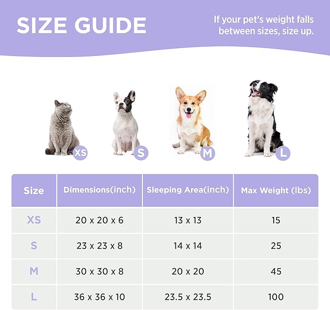 Lesure Donut Small Dog Bed - Round Cat Beds for Indoor Cats Anti-Anxiety Calming Pet Beds, Washable Cute Modern Beds with Teddy Sherpa Plush & Anti Slip Bottom Brown