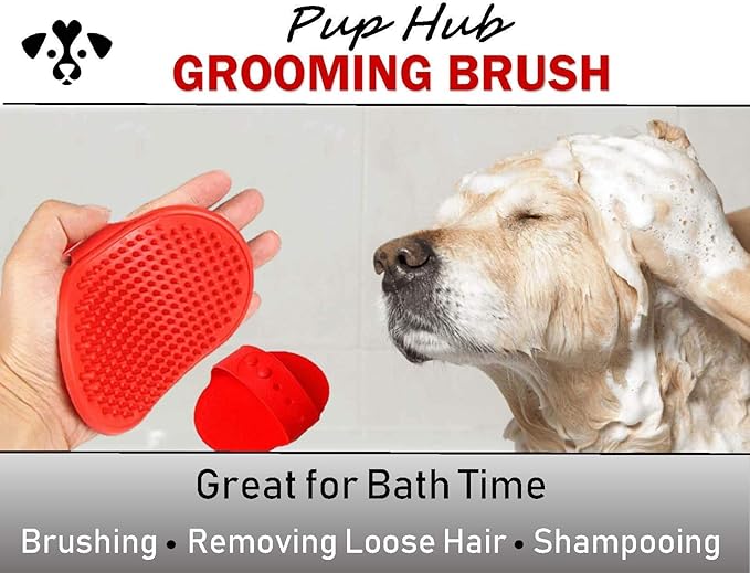 Dog Nail Clipper, Nail Trimmer/Dog Licking Mat, Distraction Device/Dog Bathing Brush, Soothing Massager - Dog Grooming Set for Excited and Anxious Dogs Bath Time
