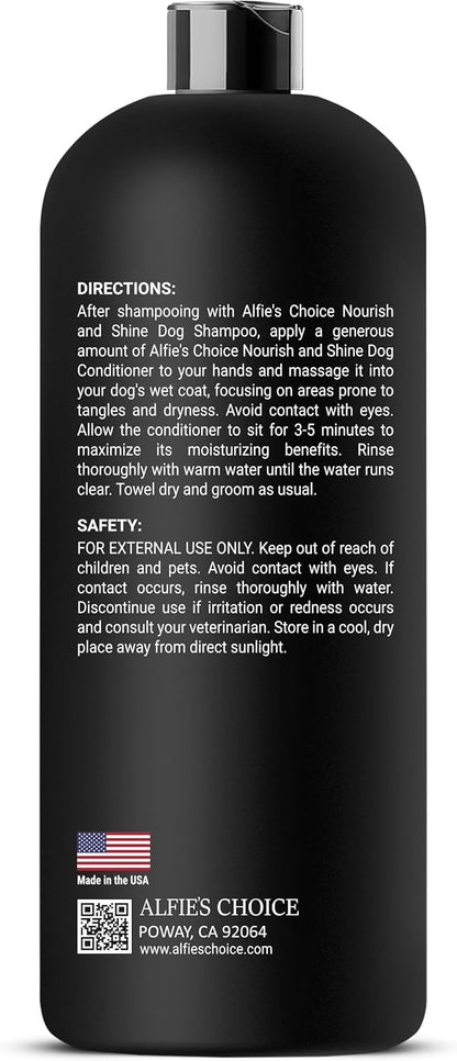 Dog Conditioner for Itchy Skin & Detangling  Calming & Moisturizing Formula with Lavender, Rosemary & Vitamin E  Softens Coat & Eases Brushing  Hypoallergenic  16 fl oz