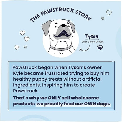 Pawstruck All-Natural 7" Bully Sticks for Dogs - Best Long Lasting, Rawhide Free, Low Odor & Grain Free Dental Chew Treat - Healthy Single Ingredient 100% Real Beef - 1 lb. Bag