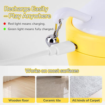 Cat Laser Toy Automatic with Dual Beams, Quiet 35–38dB Rotation, Wobble Base & 3 Modes – Automatic Laser Cat Toy for Indoor Cats and Kittens, Fun Interactive Play