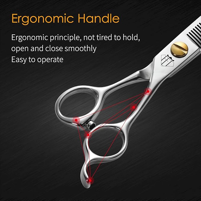 Dog Grooming Scissors: 7.0" Pet Shears Made Of Japanese VG10 Advanced Stainless Steel Professional Grooming Scissors for Dogs Cats and Other Pets
